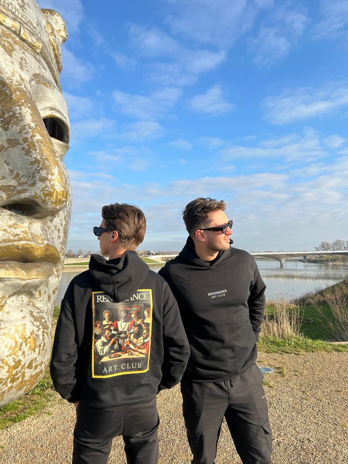 Renaissance Art Club hoodie, hoogwaardige katoenmix, beschikbaar in verschillende maten en kleuren