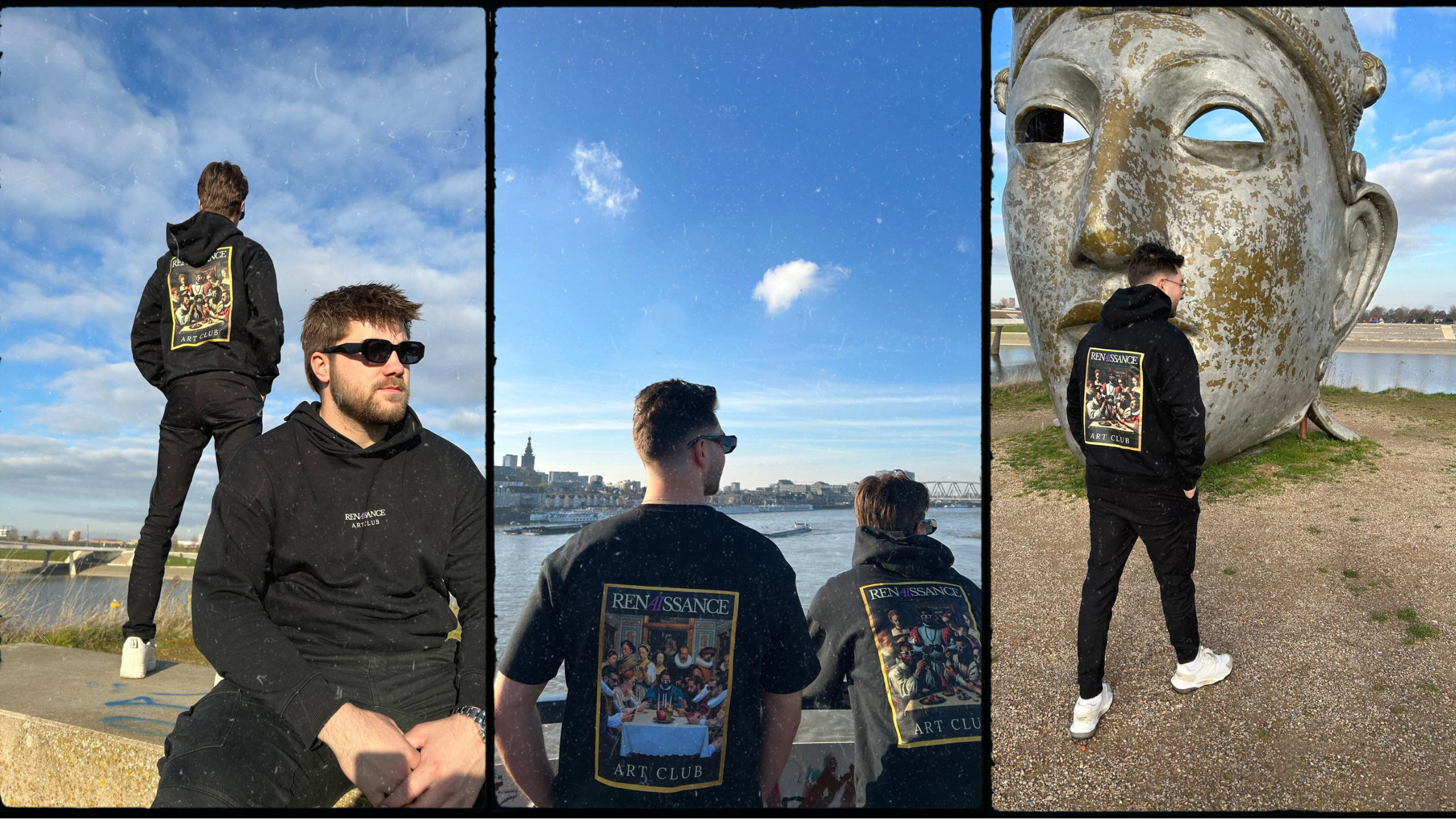 Renaissance Art Club hoodies en t-shirts, unieke combinatie van stijl en kunst, perfect voor dagelijks gebruik.